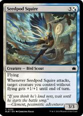 【Foil】(232)《豆殻の従者/Seedpod Squire》[BLB] 金C