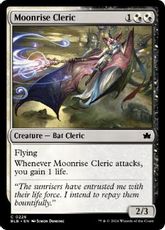 【Foil】(226)《月の出の僧侶/Moonrise Cleric》[BLB] 金C