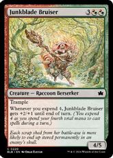 【Foil】(220)《屑鉄刃の暴れ者/Junkblade Bruiser》[BLB] 金C