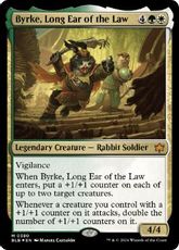 【Foil】(380)《司直の長耳、ビルケ/Byrke, Long Ear of the Law》[BLB] 金R