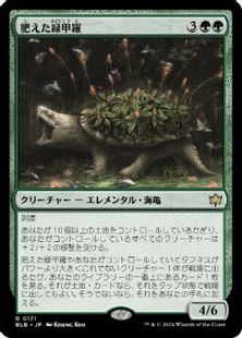 (171)《肥えた緑甲羅/Fecund Greenshell》[BLB] 緑R