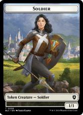 (008/033)《兵士+市民トークン/Soldier+Citizen Token》[BLC] 白/金