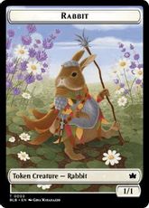 【Foil】(003)《兎トークン/Rabbit Token》[BLB] 白