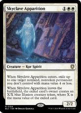 (154)《スカイクレイブの亡霊/Skyclave Apparition》[BLC] 白R