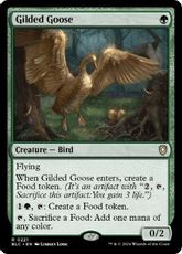 (221)《金のガチョウ/Gilded Goose》[BLC] 緑R