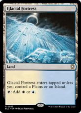 (307)《氷河の城砦/Glacial Fortress》[BLC] 土地R