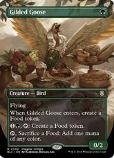 【Foil】(083)■ボーダーレス■《金のガチョウ/Gilded Goose》[BLC] 緑R