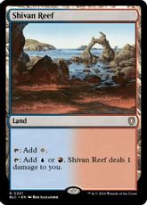 (331)《シヴの浅瀬/Shivan Reef》[BLC] 土地R