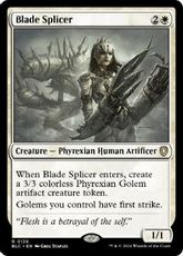 (136)《刃の接合者/Blade Splicer》[BLC] 白R