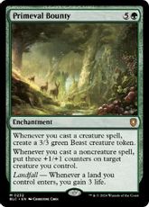 (232)《原始の報奨/Primeval Bounty》[BLC] 緑R