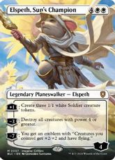 【Foil】(097)■ボーダーレス■《太陽の勇者、エルズペス/Elspeth, Sun's Champion》[BLC] 白R