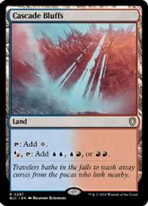 (297)《滝の断崖/Cascade Bluffs》[BLC] 土地R