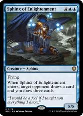 (175)《啓蒙のスフィンクス/Sphinx of Enlightenment》[BLC] 青R