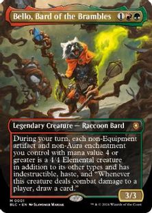 001)□Borderless□《Bello, Bard of the Brambles》[BLC] | hareruya