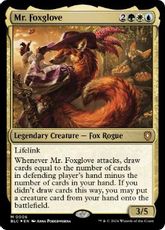 【Foil】(006)《フォックスグローブ氏/Mr. Foxglove》[BLC] 金R