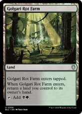 (308)《ゴルガリの腐敗農場/Golgari Rot Farm》[BLC] 土地U