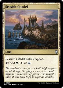 (329)《海辺の城塞/Seaside Citadel》[BLC] 土地U