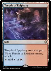 (340)《天啓の神殿/Temple of Epiphany》[BLC] 土地R