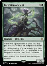 (217)《忘れられた古霊/Forgotten Ancient》[BLC] 緑R