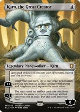 【Foil】(073)■ボーダーレス■《大いなる創造者、カーン/Karn, the Great Creator》[BLC] 無R