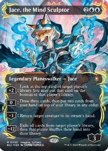 Raised・Foil】(093)□Borderless□《Jace, the Mind Sculptor》[BLC 