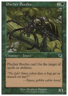 《はさみカブト虫/Pincher Beetles》[BRB] 緑C