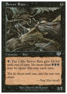 《下水ネズミ/Sewer Rats》[BRB] 黒C