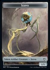 (013/007)《霊気装置+パワーストーントークン/Servo+Powerstone token》[BRC] 茶/茶