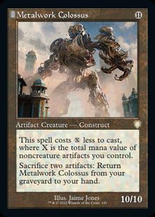 (147)■旧枠■《金属製の巨像/Metalwork Colossus》[BRC-BF] 茶R