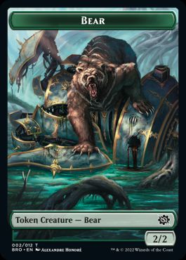 (002)《熊トークン/Bear token》[BRO] 緑