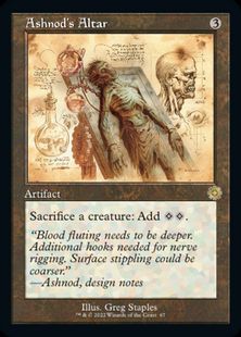 【Foil】(067)■設計図■《アシュノッドの供犠台/Ashnod's Altar》[BRR] 茶R
