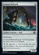 【Foil】(076)《沿岸の防壁/Coastal Bulwark》[BRO] 茶C