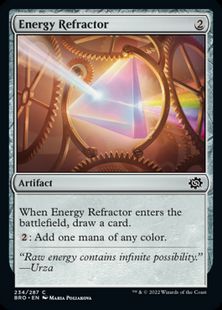 【Foil】(234)《エネルギー屈折体/Energy Refractor》[BRO] 茶C