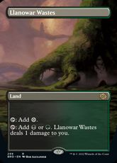 【Foil】(299)■ボーダーレス■《ラノワールの荒原/Llanowar Wastes》[BRO-BF] 土地R