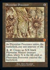 【ダブルレインボウ・Foil】(102)■設計図■《ファイレクシアの処理装置/Phyrexian Processor》(シリアル入り)[BRR] 茶R