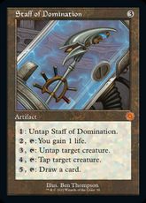 【Foil】(056)■旧枠■《威圧の杖/Staff of Domination》[BRR] 茶R