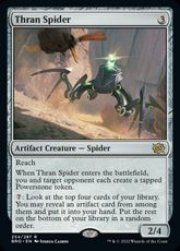 【Foil】■プレリリース■《スランの蜘蛛/Thran Spider》[BRO-PRE] 茶R