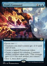 【Foil】(318)■拡張アート■《ウルザの命令/Urza's Command》[BRO-BF] 青R