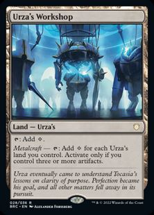 【Foil】(028)《ウルザの作業場/Urza's Workshop》[BRC] 土地R