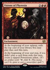 【Foil】■プレリリース■《ファイレクシアの幻視/Visions of Phyrexia》[BRO-PRE] 赤R