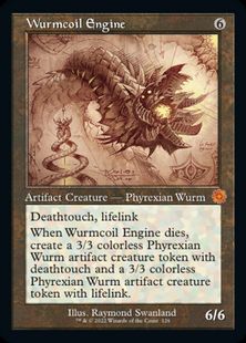 (126)■設計図■《ワームとぐろエンジン/Wurmcoil Engine》[BRR] 茶R