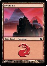 【Foil】(376)《山/Mountain》[10ED] 土地