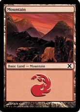 【Foil】(377)《山/Mountain》[10ED] 土地