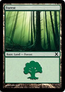 【Foil】(381)《森/Forest》[10ED] 土地