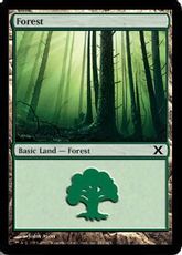 【Foil】(381)《森/Forest》[10ED] 土地