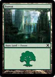 【Foil】(383)《森/Forest》[10ED] 土地