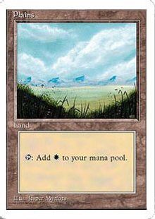 (B)《平地/Plains》[4ED] 土地