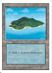 【アルターネイト版】《島/Island》[4ED]A 土地