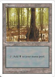 (B)《沼/Swamp》[5ED] 土地