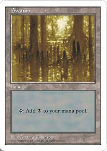 (D)《沼/Swamp》[5ED] 土地